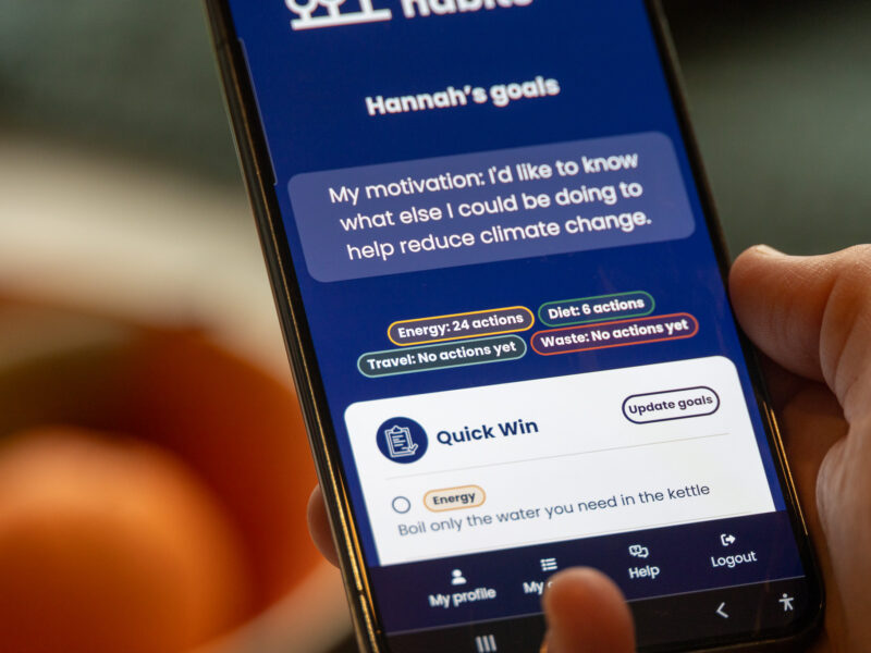 Climate Habits - goals