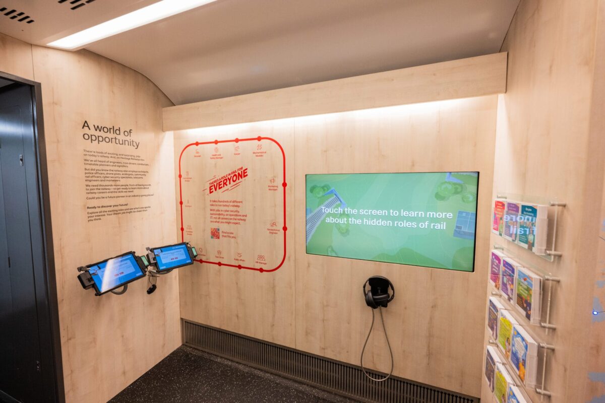 Inspiration - Careers quiz in carriage